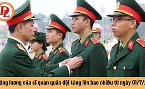 Lương Của Sĩ Quan Quân Đội Và Công An