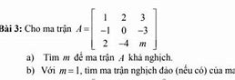 Tìm M Để A Trừ B Khác Rỗng